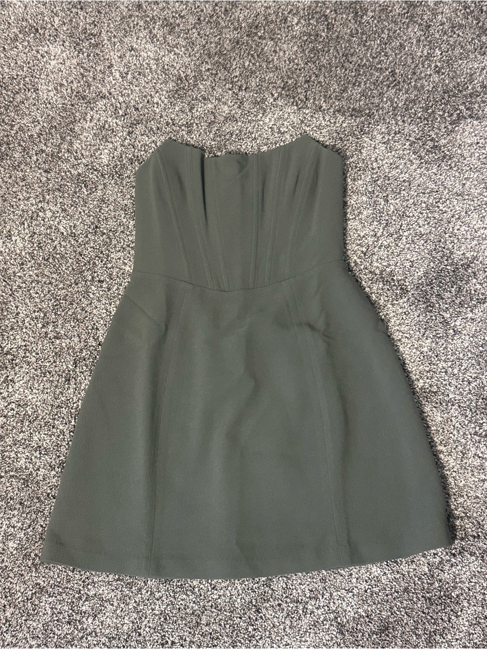 NWT Strapless Susana Monaco Dress medium~slate